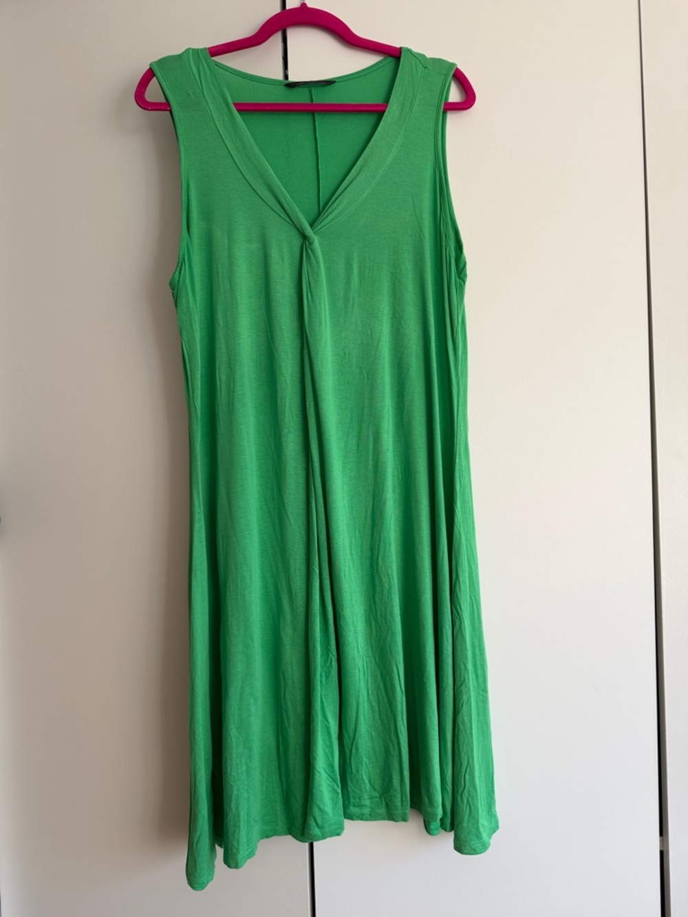 Marks & Spencer Bright Green Sleeveless Midi Dress